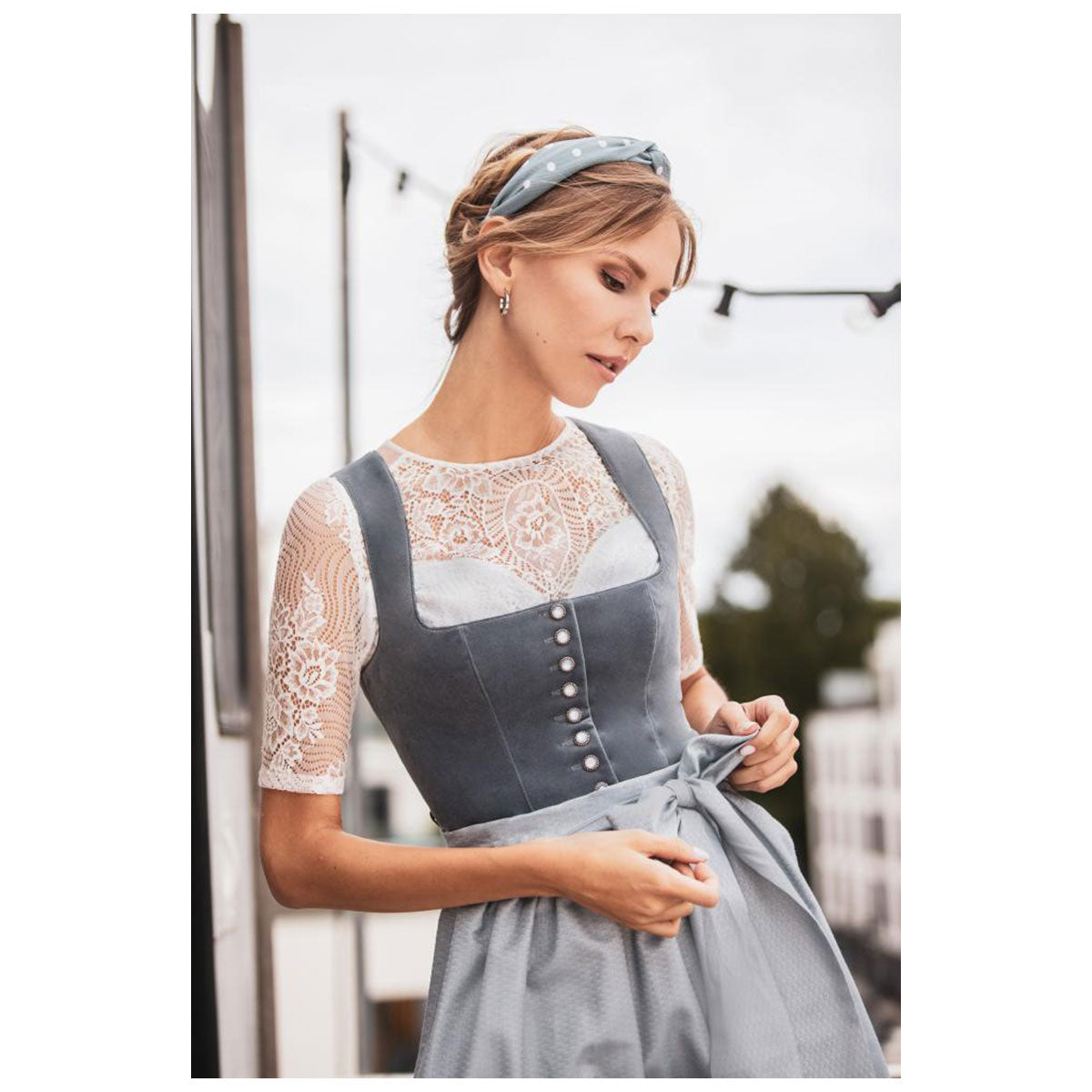 MarJo Dirndl Blau 💙 in vielfältigen Farbtönen