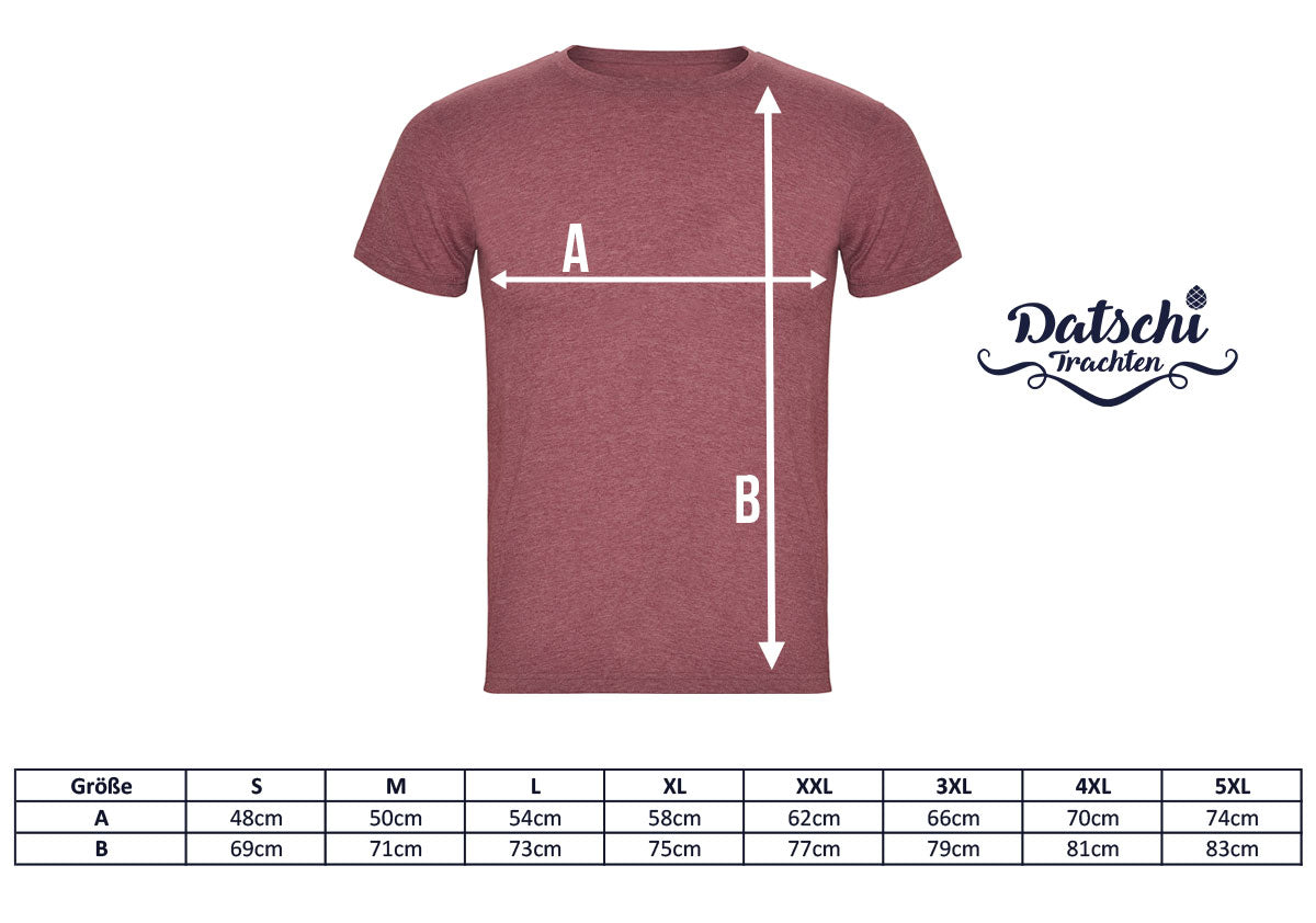 I bin vom Dorf Herren T-shirt - Datschi Trachten