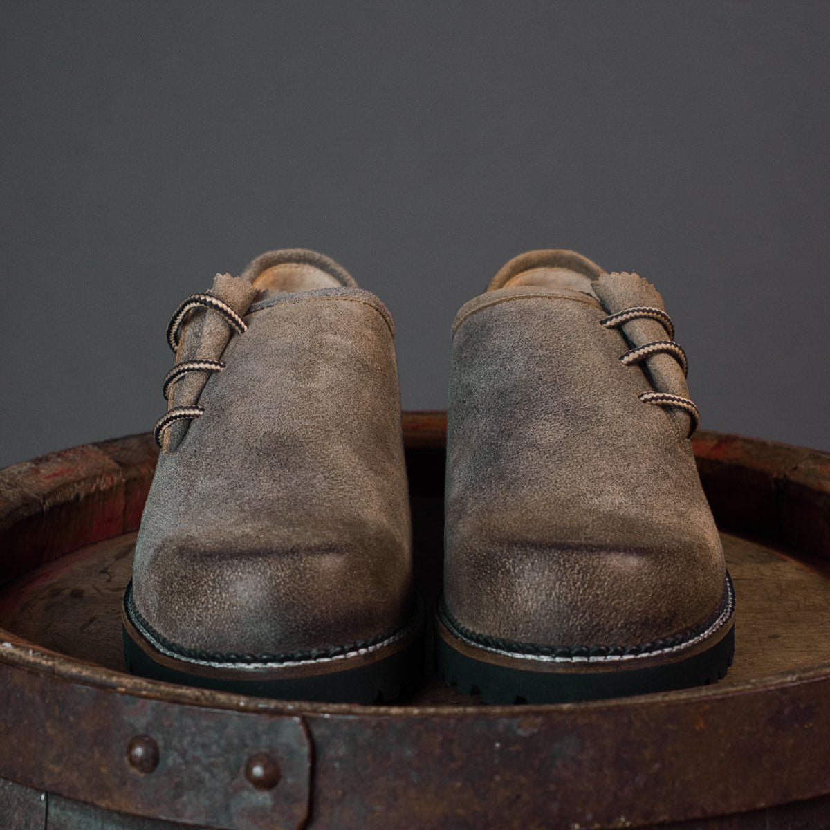 MeiSchua! Haferlschuhe Nik Seitliche Schnürung Braun - Datschi Trachten