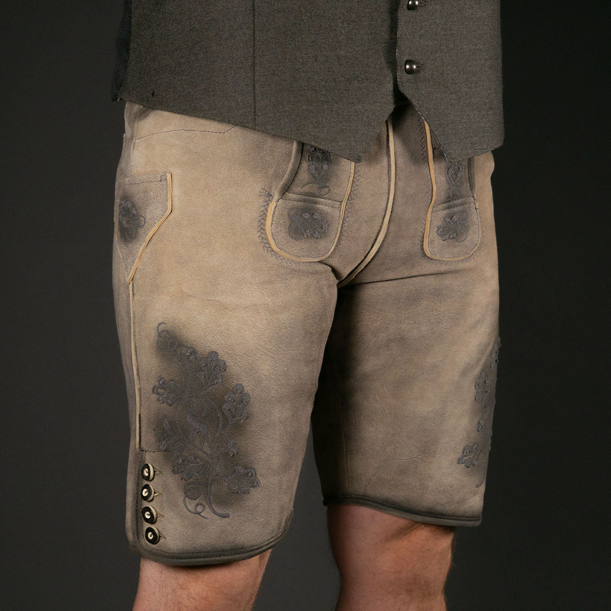 Datschi Trachten Lederhose Paul Beige - Datschi Trachten