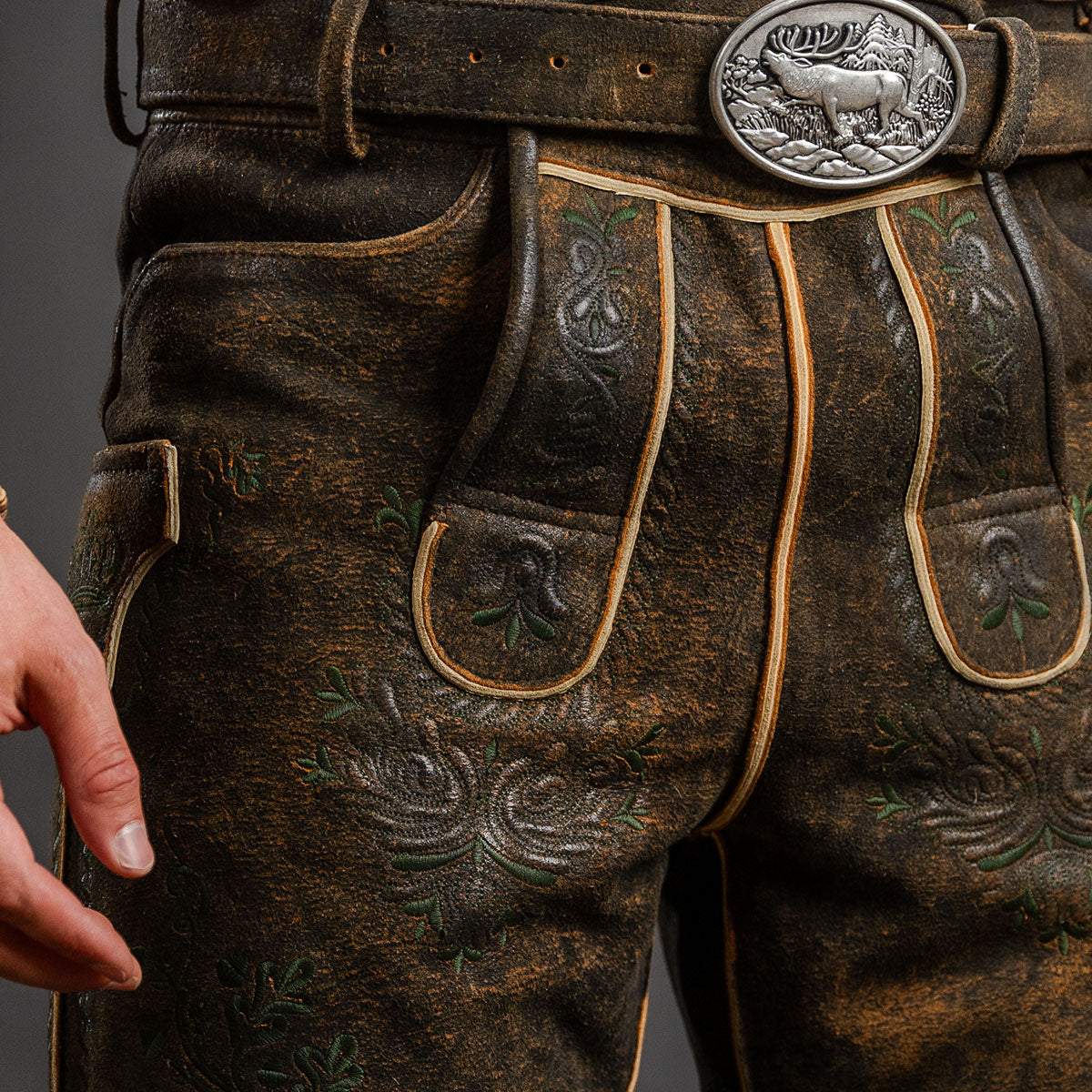 Datschi Trachten Lederhose Josef Grün - Datschi Trachten