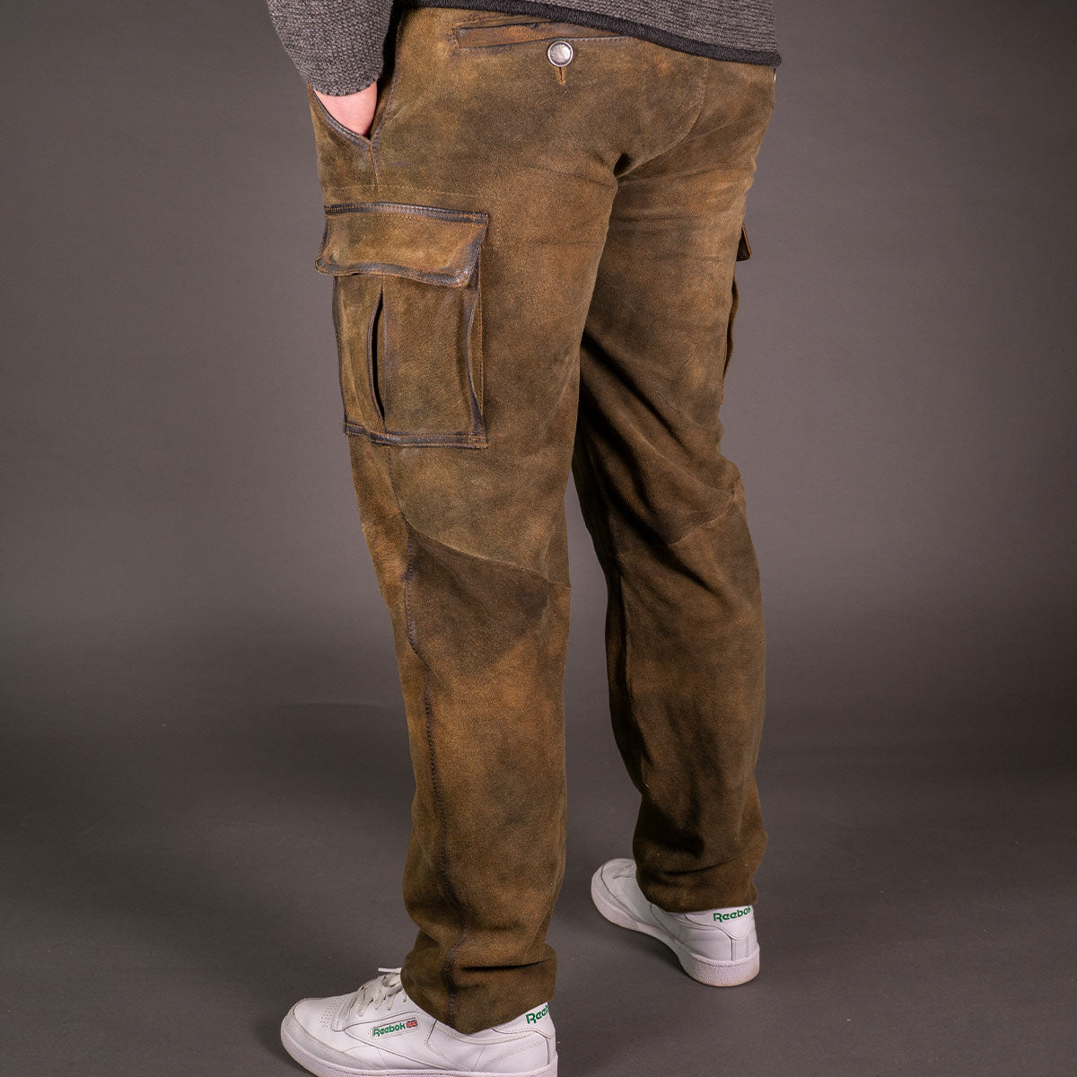 Datschi Trachten Lange Cargo Lederhose Ludwig Braun - Datschi Trachten