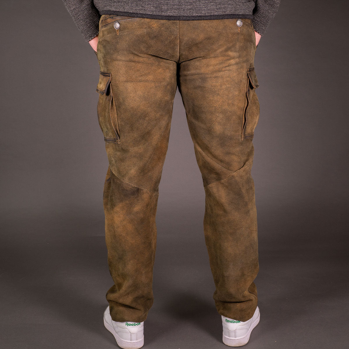 Datschi Trachten Lange Cargo Lederhose Ludwig Braun - Datschi Trachten