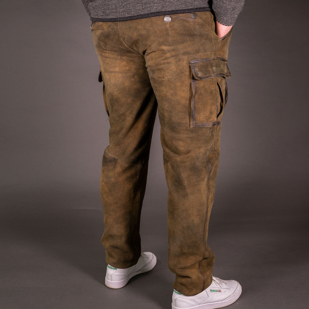 Datschi Trachten Lange Cargo Lederhose Ludwig Braun - Datschi Trachten