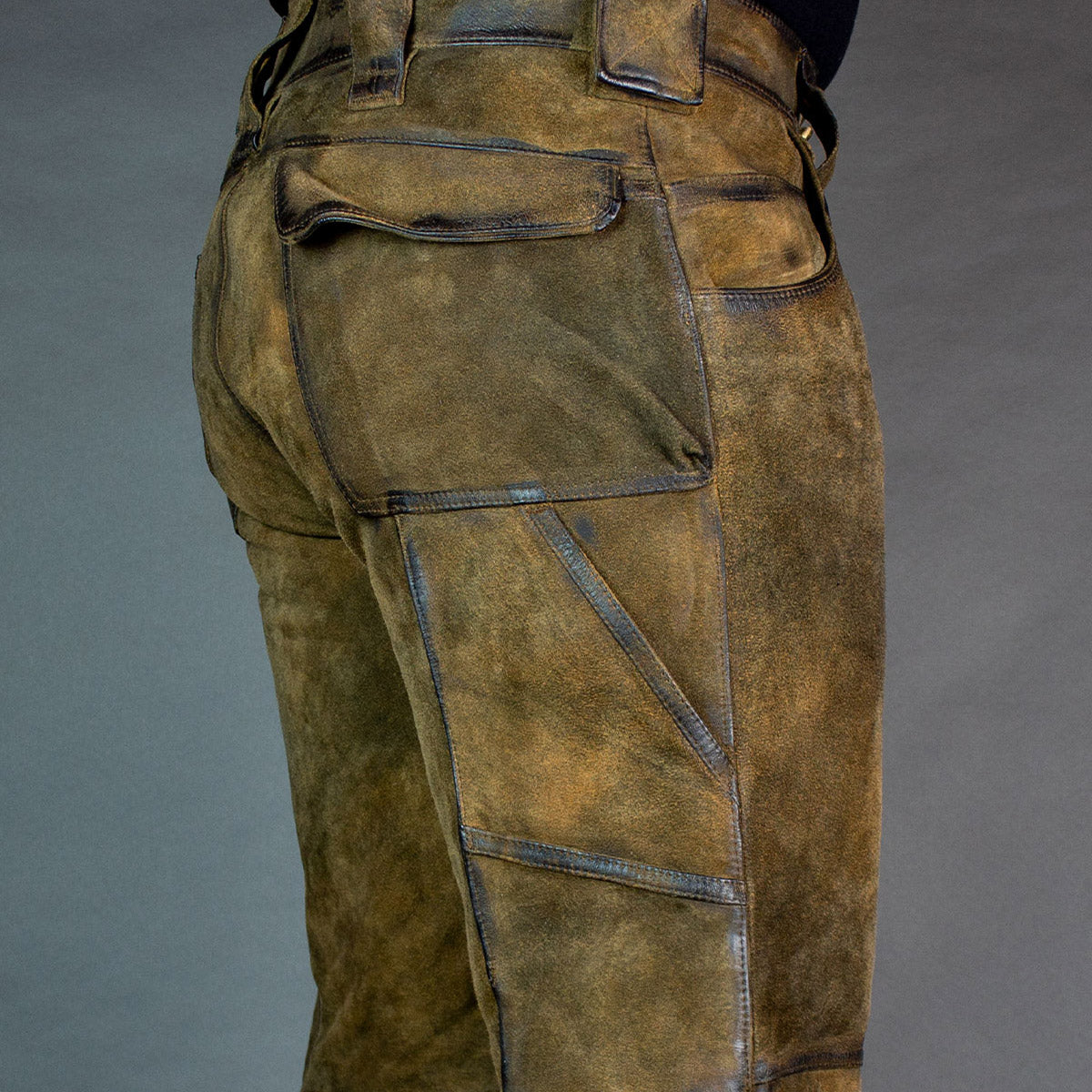 Datschi Trachten Lange Cargo Lederhose Xaver Braun - Datschi Trachten