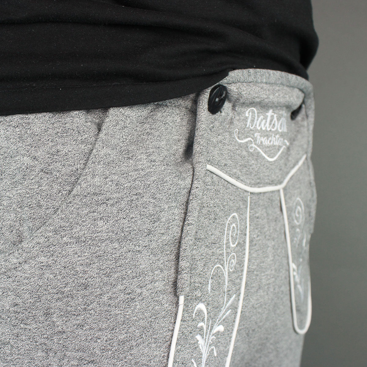 Lederhosen Jogginghose Kurz Grau - Datschi Trachten