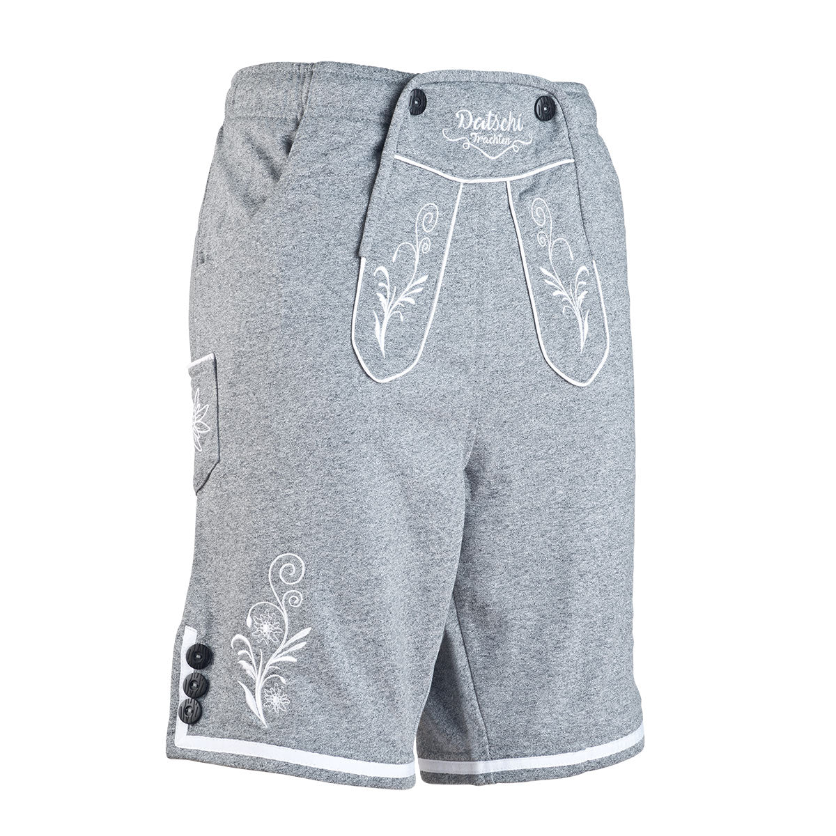 Lederhosen Jogginghose Kurz Grau - Datschi Trachten