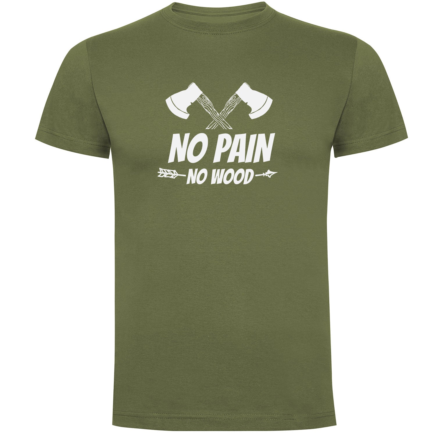No Pain No Wood Herren T-shirt - Datschi Trachten