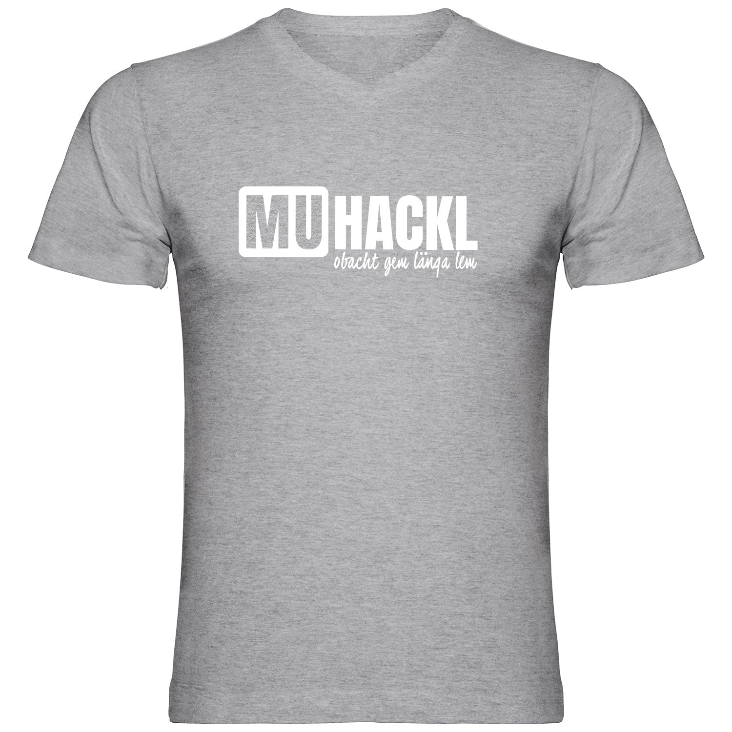 Muhackl Herren Tshirt V-Ausschnitt - Datschi Trachten