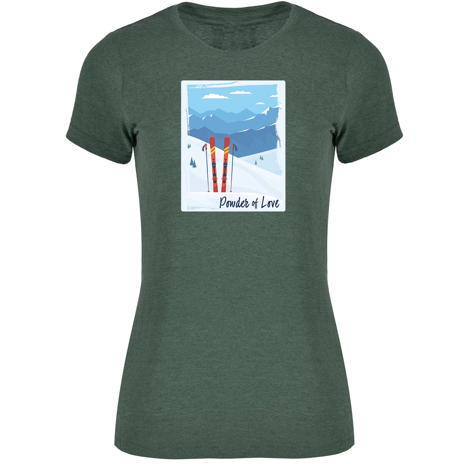 Powder of Love Damen Tshirt - Datschi Trachten