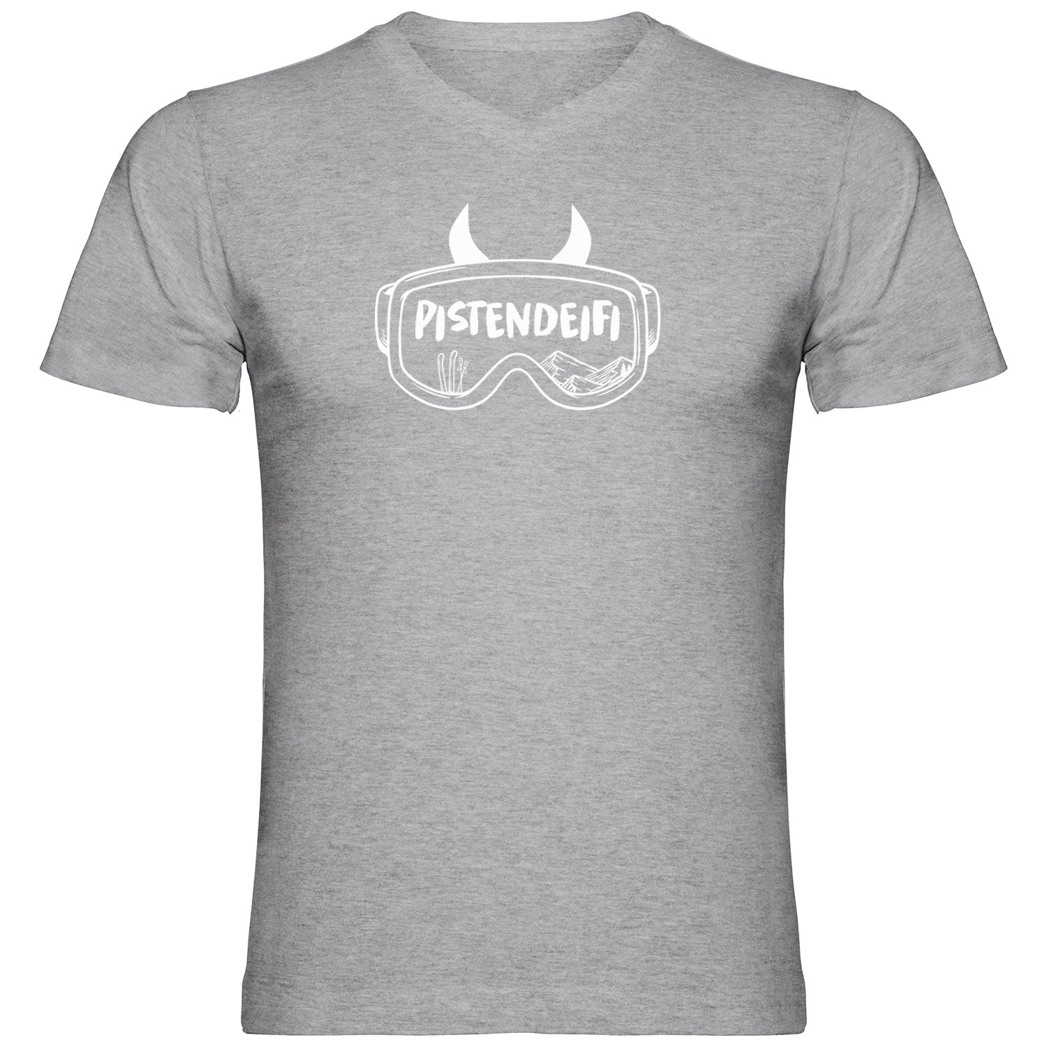 Pistendeifi Tshirt Herren V-Ausschnitt - Datschi Trachten
