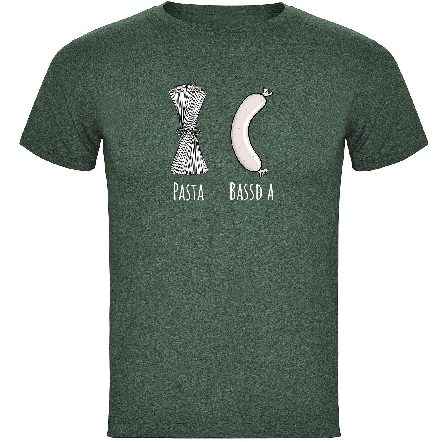 Pasta - Bassd a Weißwurst Herren Tshirt - Datschi Trachten