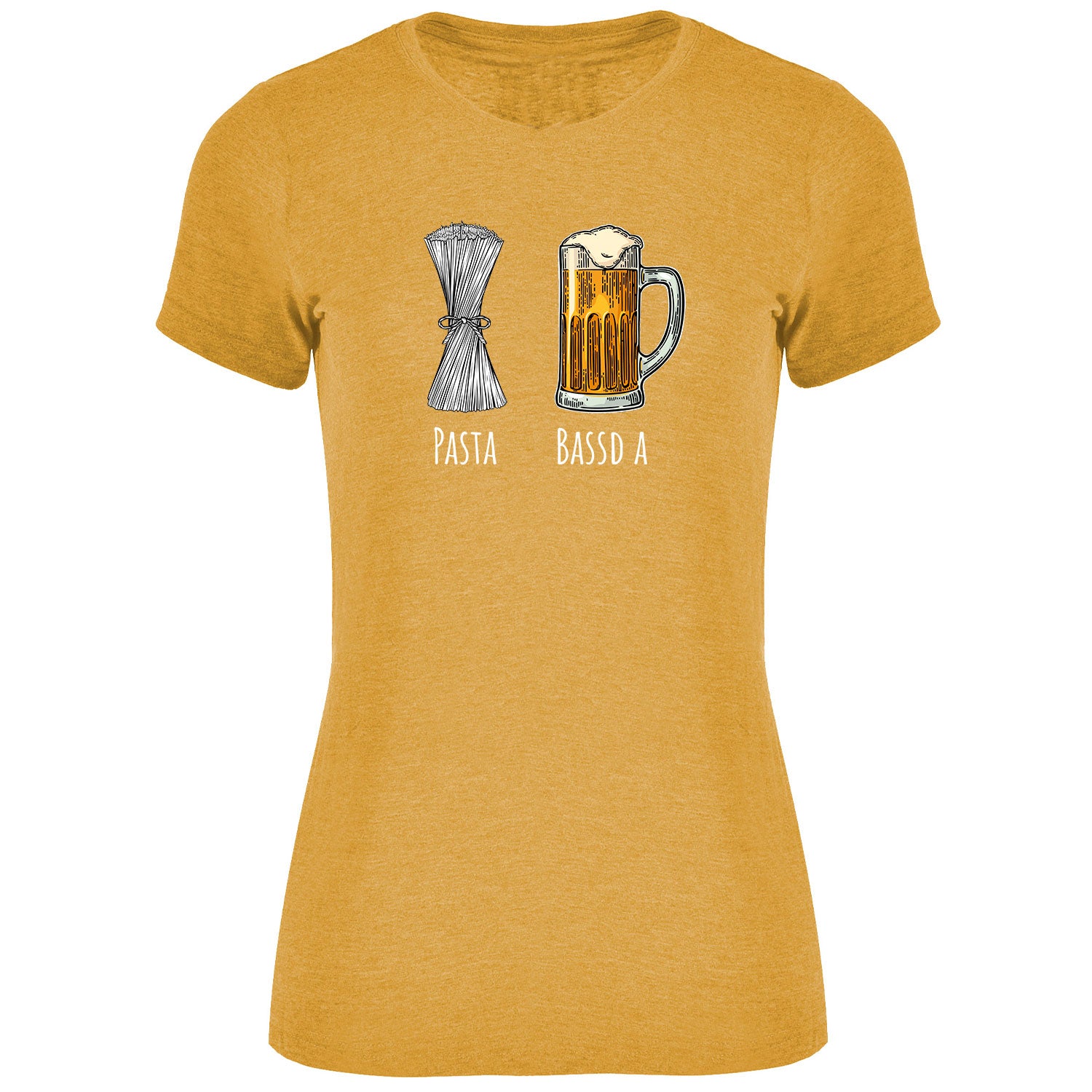 Pasta - Bassd a Bier Damen Tshirt - Datschi Trachten