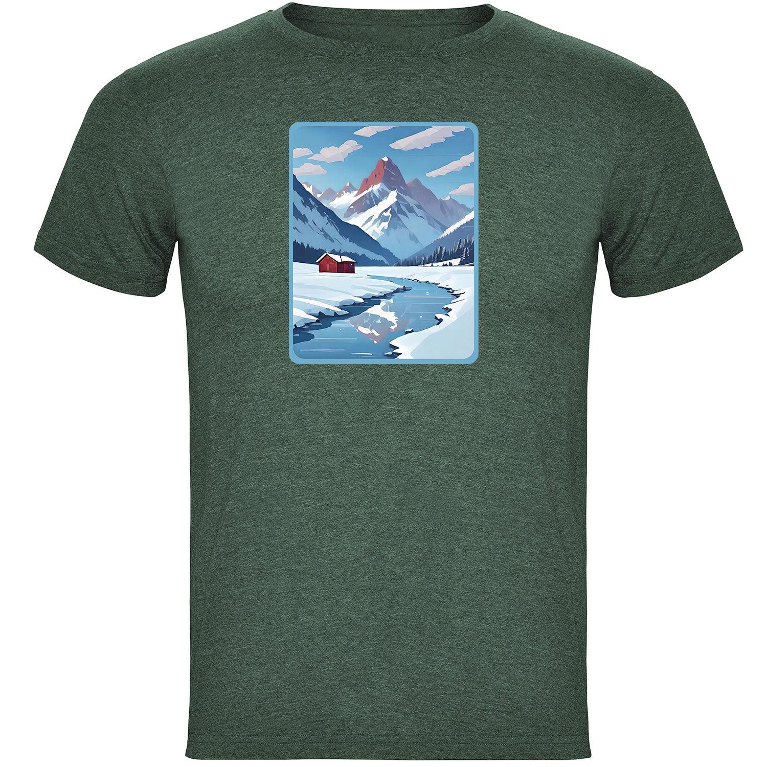 Home is where the Snow is Herren T-shirt - Datschi Trachten