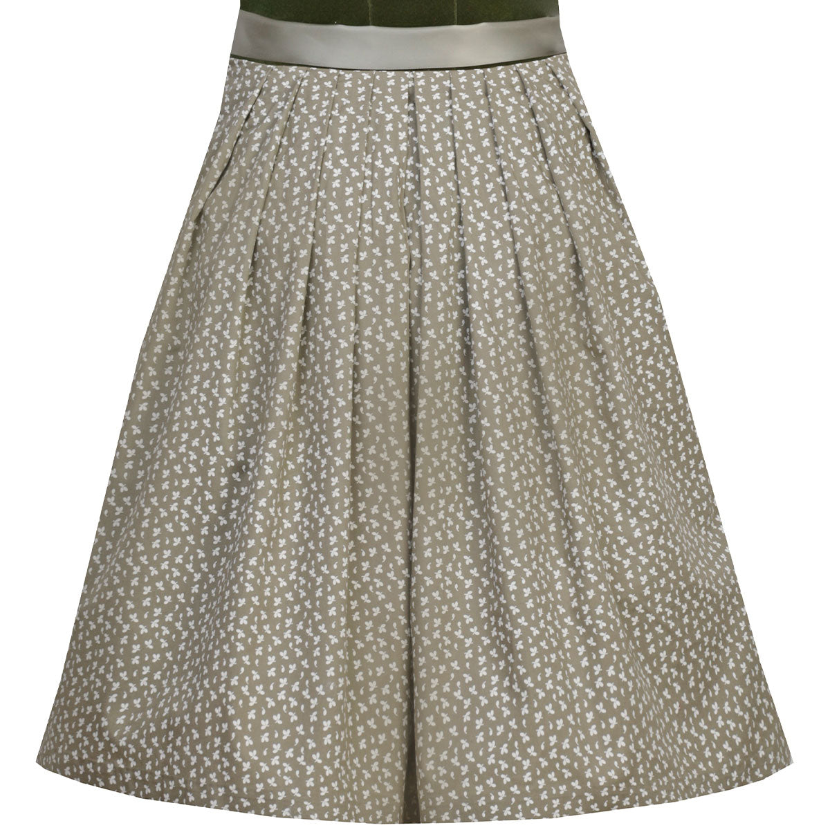 MarJo Dirndl Clara Dunkelgrün/Moos Samt 58cm - Datschi Trachten