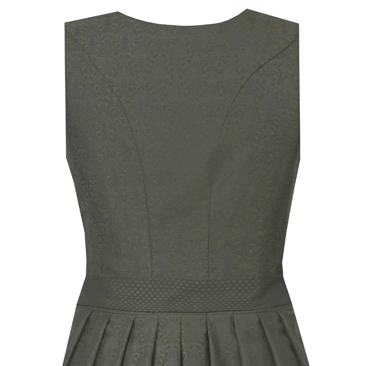 MarJo Dirndl Medlingen Olive/Grün Gerader Ausschnitt 70cm - Datschi Trachten