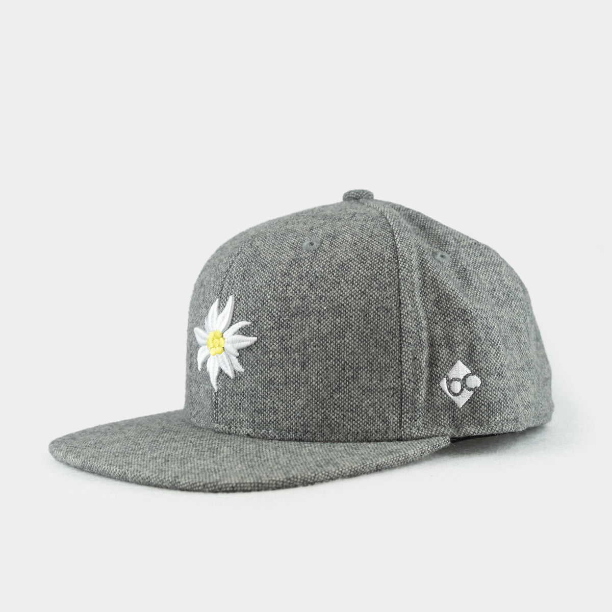 Bavarian Caps Edelweiß Flanell Grau - Datschi Trachten