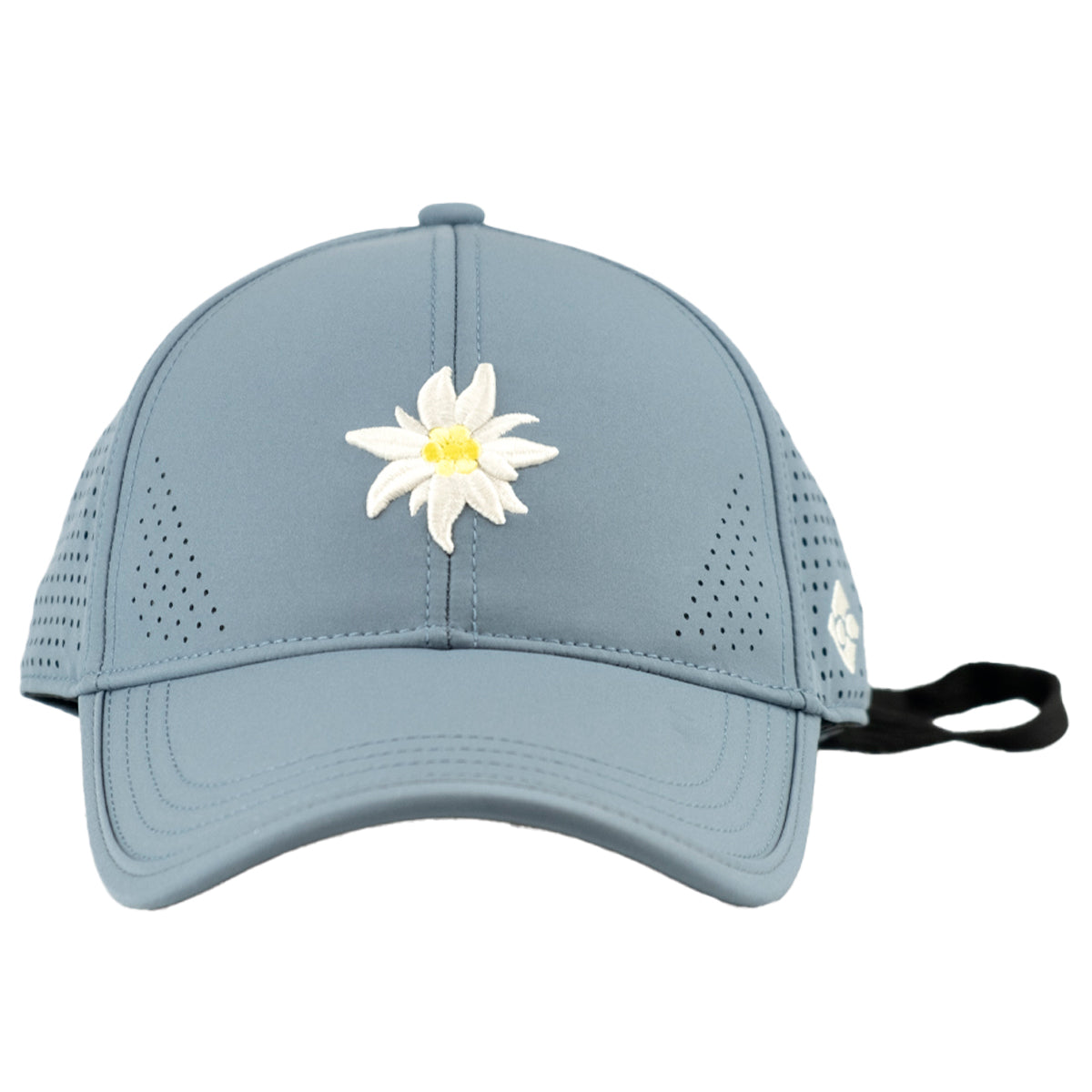 Bavarian Caps Edelweiß Outdoor Cap Grau Blau Gebogen - Datschi Trachten
