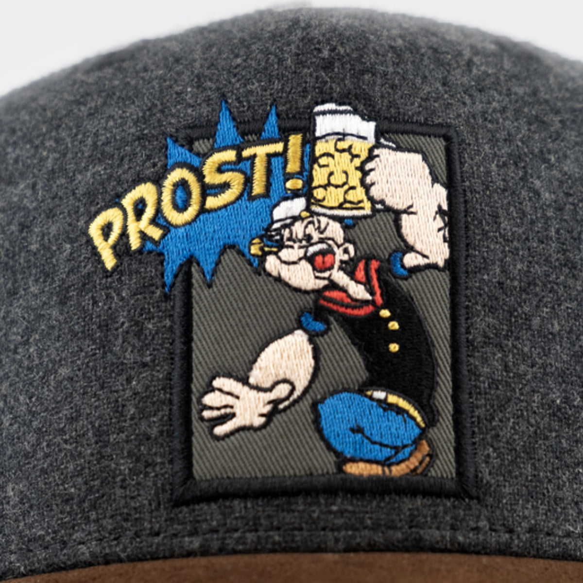 Bavarian Caps Popeye Gebogen Grau - Datschi Trachten
