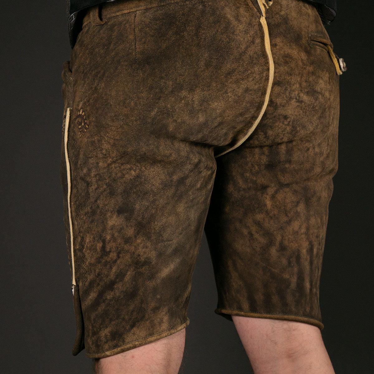 Beckert Lederhose Imst Manufaktur Hirsch sämisch - Datschi Trachten