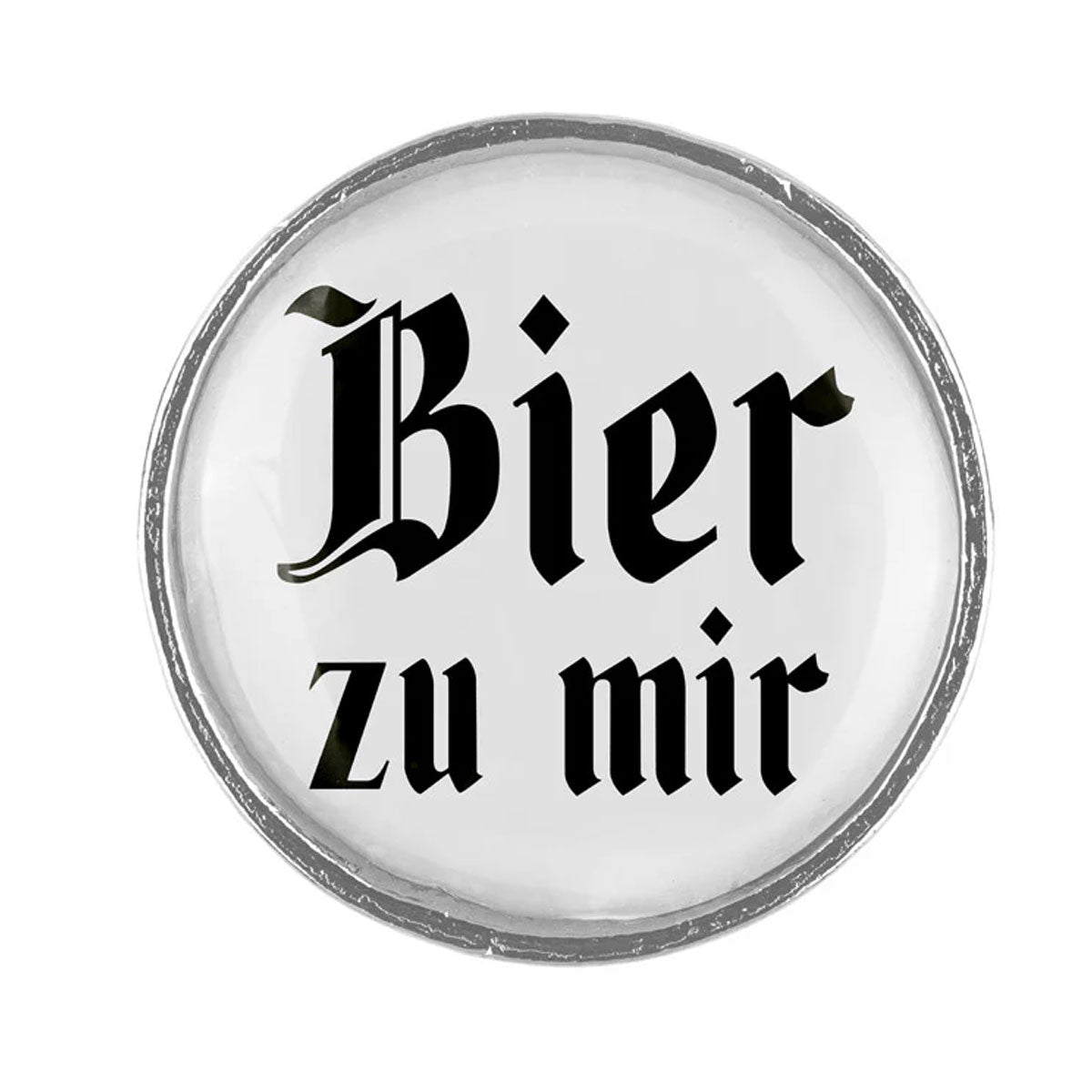 Gaudiknopf Anstecker Bier zu mir - Datschi Trachten
