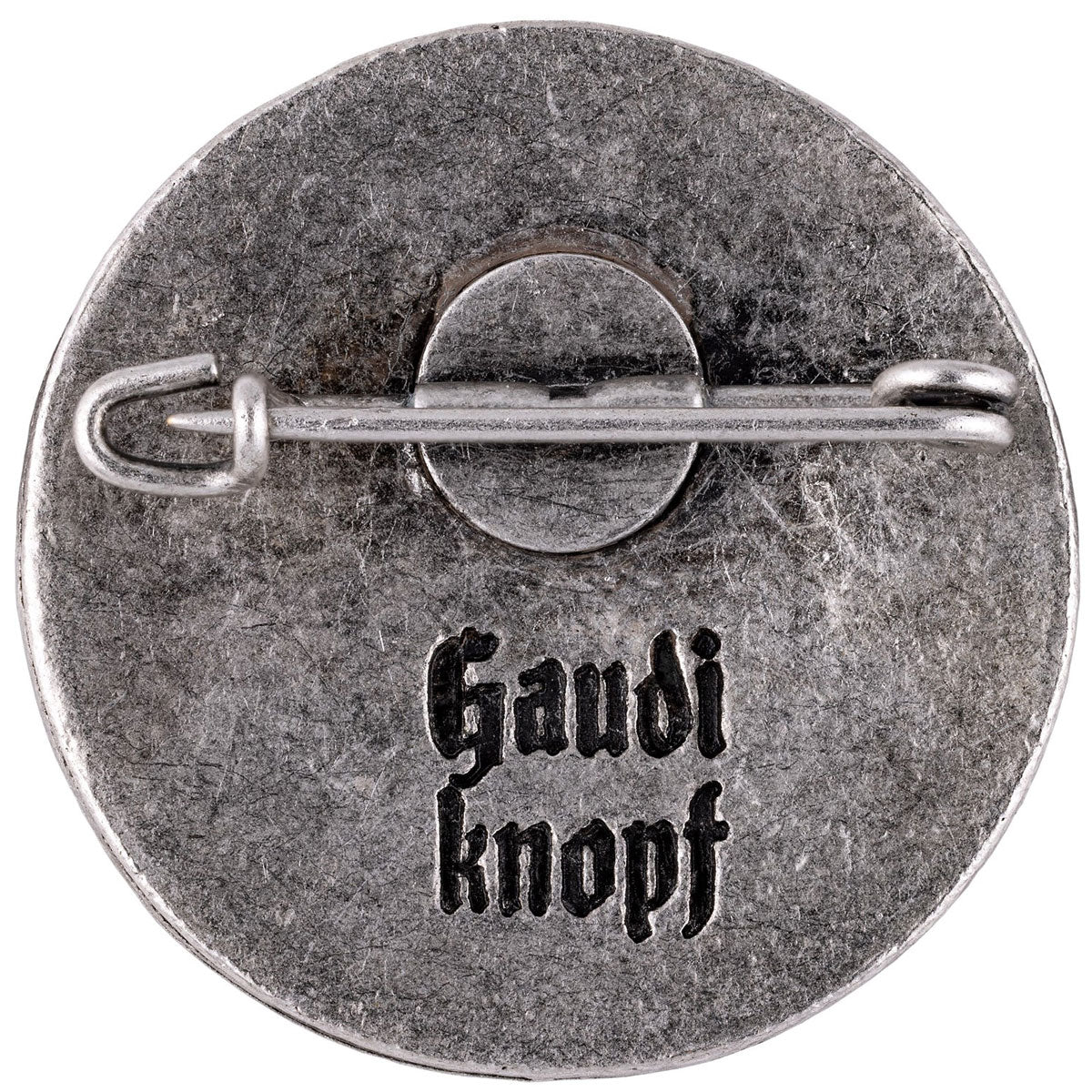 Gaudiknopf Anstecker Es eskaliert eh! - Datschi Trachten