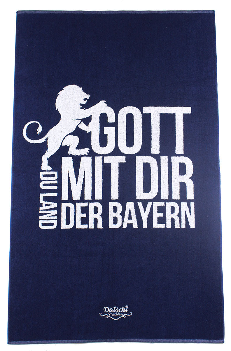 Gott mit dir Handtuch 100x170cm - Datschi Trachten
