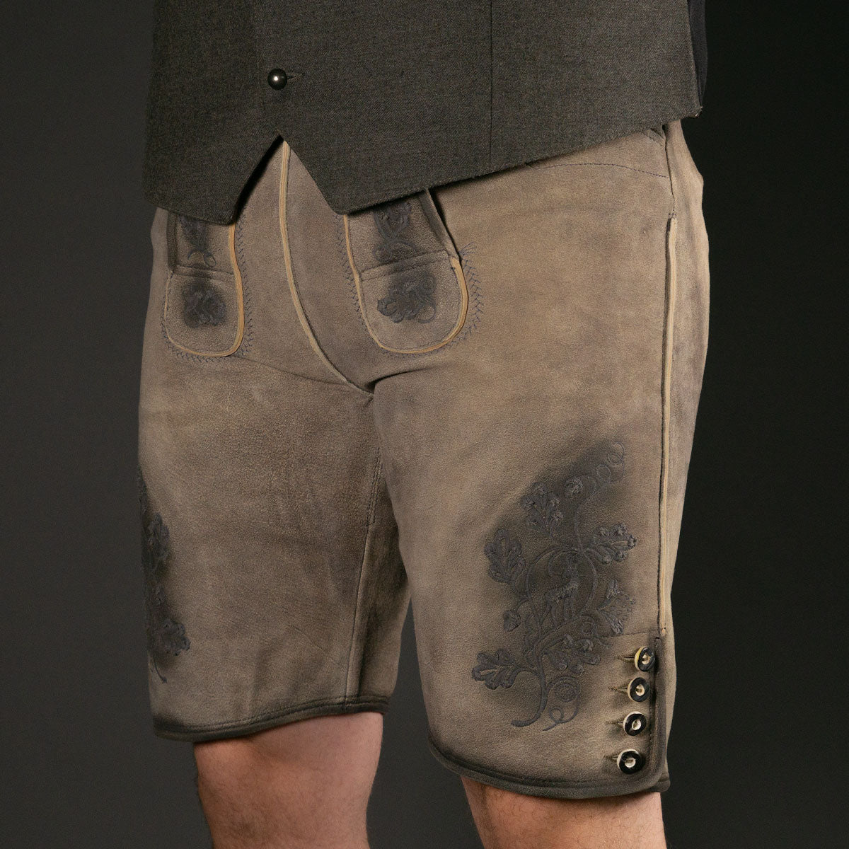 Datschi Trachten Lederhose Paul Beige - Datschi Trachten