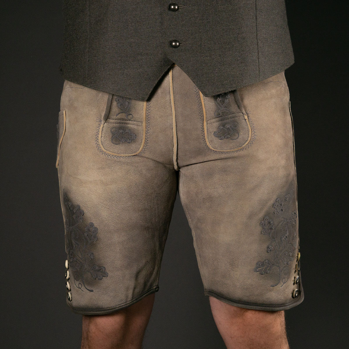 Datschi Trachten Lederhose Paul Beige - Datschi Trachten