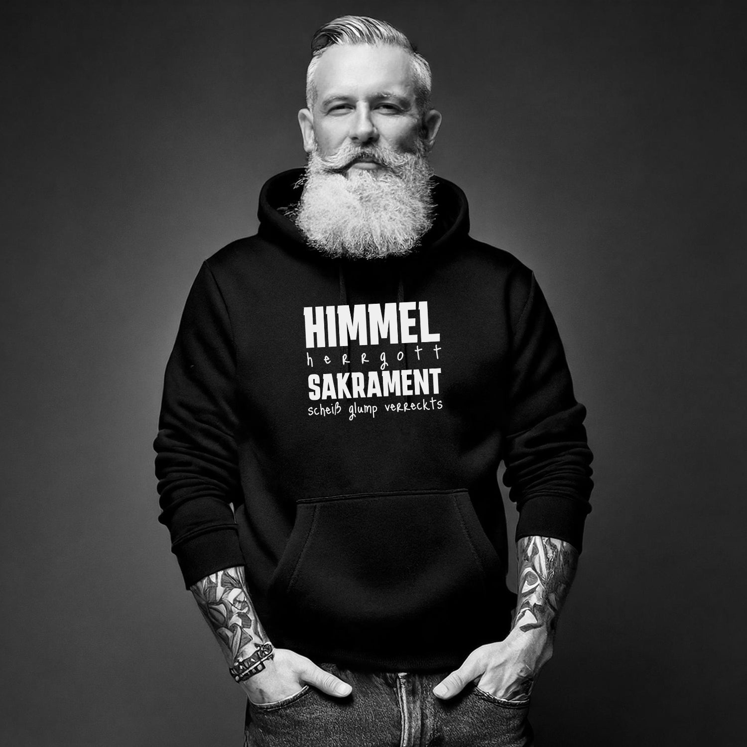 Himmel Herrgott Sakrament Hoodie - Datschi Trachten