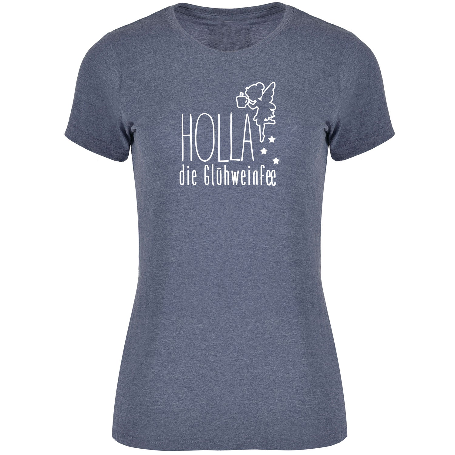 Holla die Glühweinfee Damen Tshirt - Datschi Trachten
