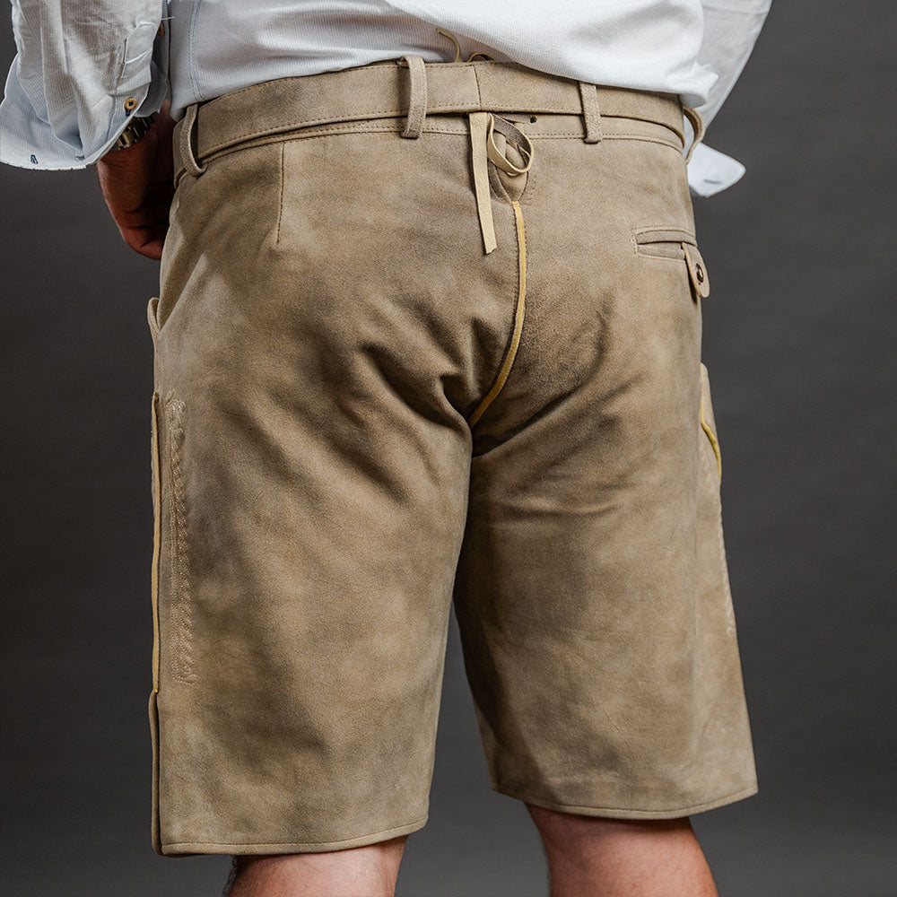 Datschi Trachten Lederhose Reinhard Hell/Beige - Datschi Trachten