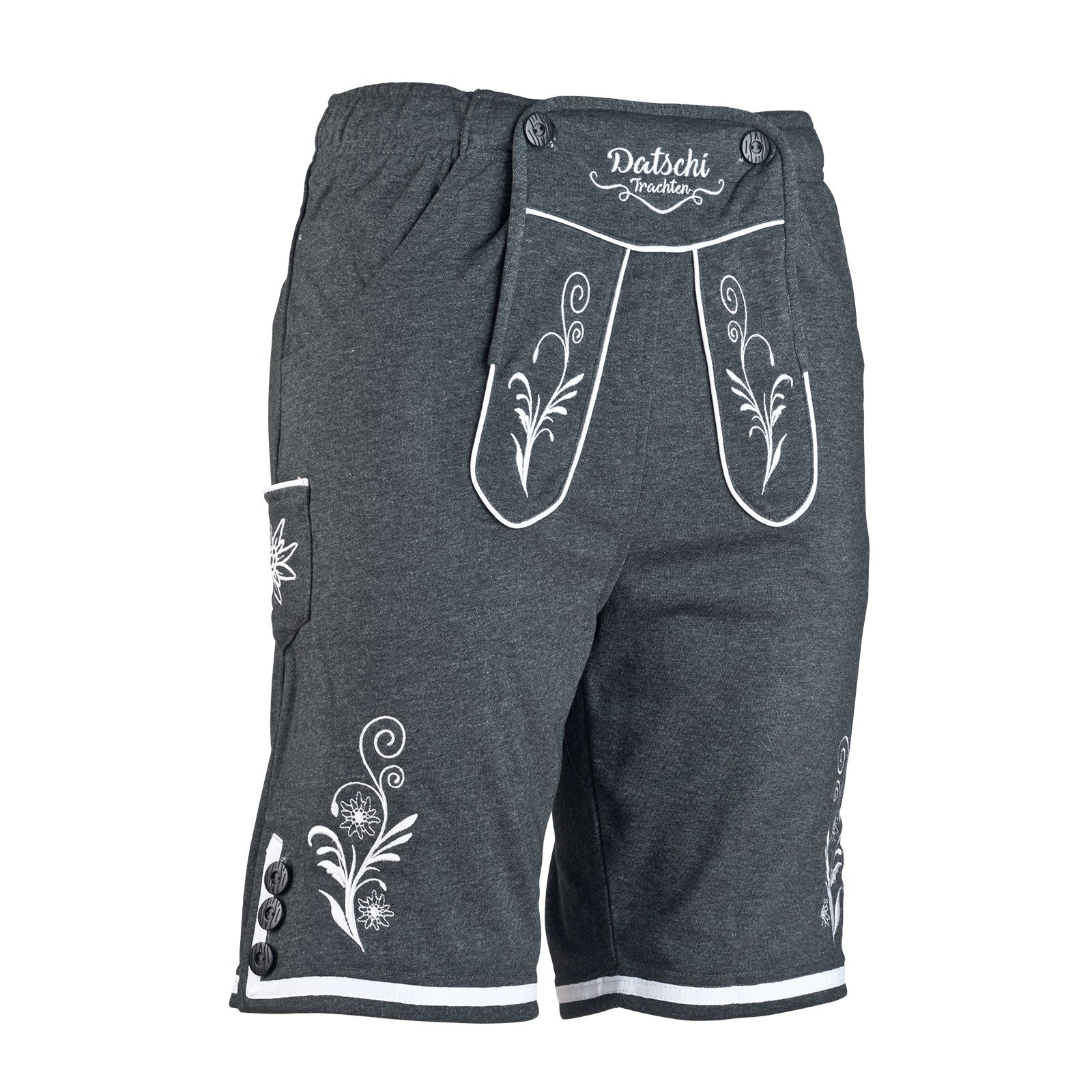 Lederhosen Jogginghose Kurz Dunkelgrau - Datschi Trachten