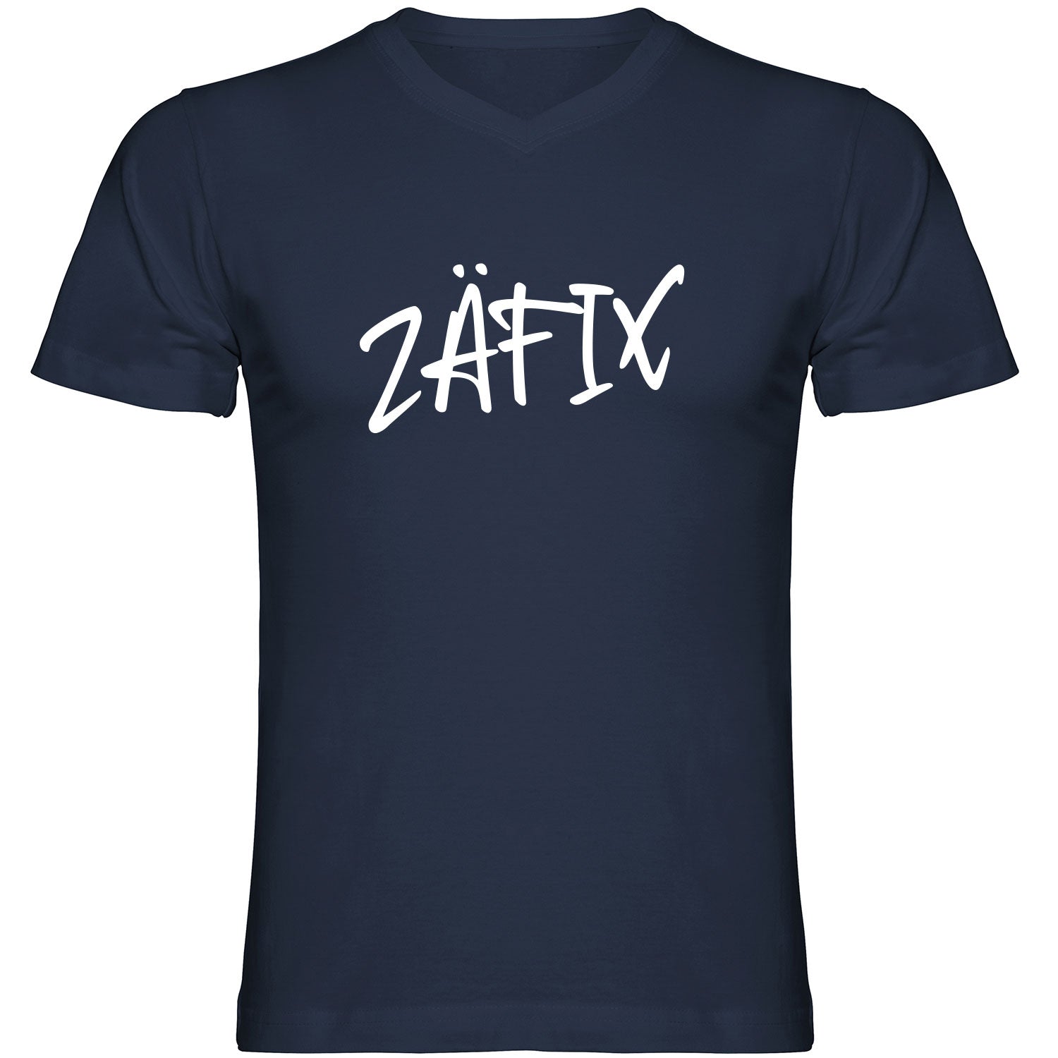 ZÄFIX Herren Tshirt V-Ausschnitt - Datschi Trachten