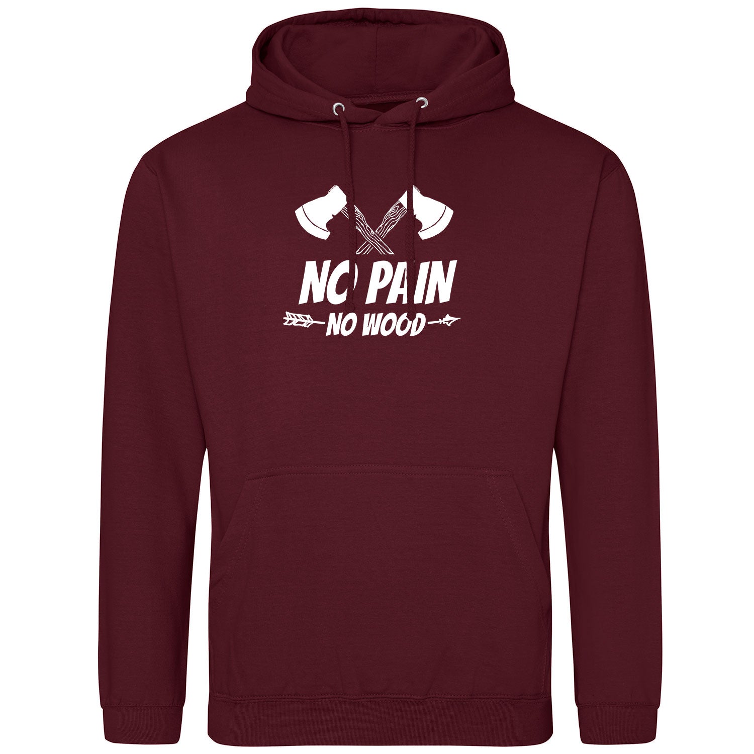 No Pain No Wood Hoodie - Datschi Trachten