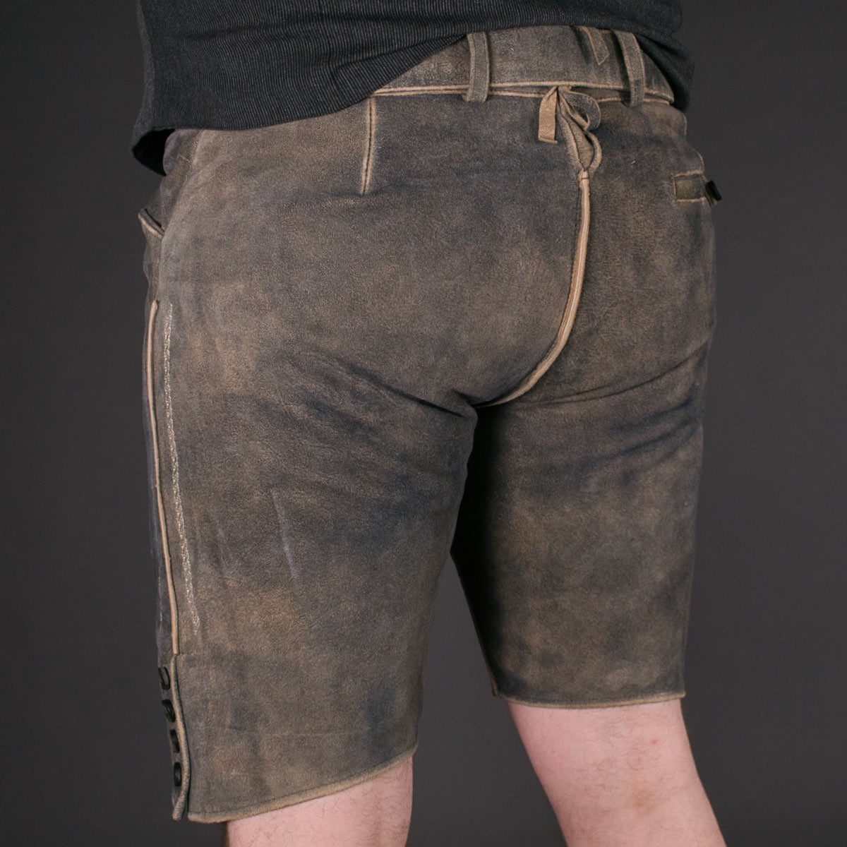 Datschi Trachten Lederhose Vitus Grau - Datschi Trachten